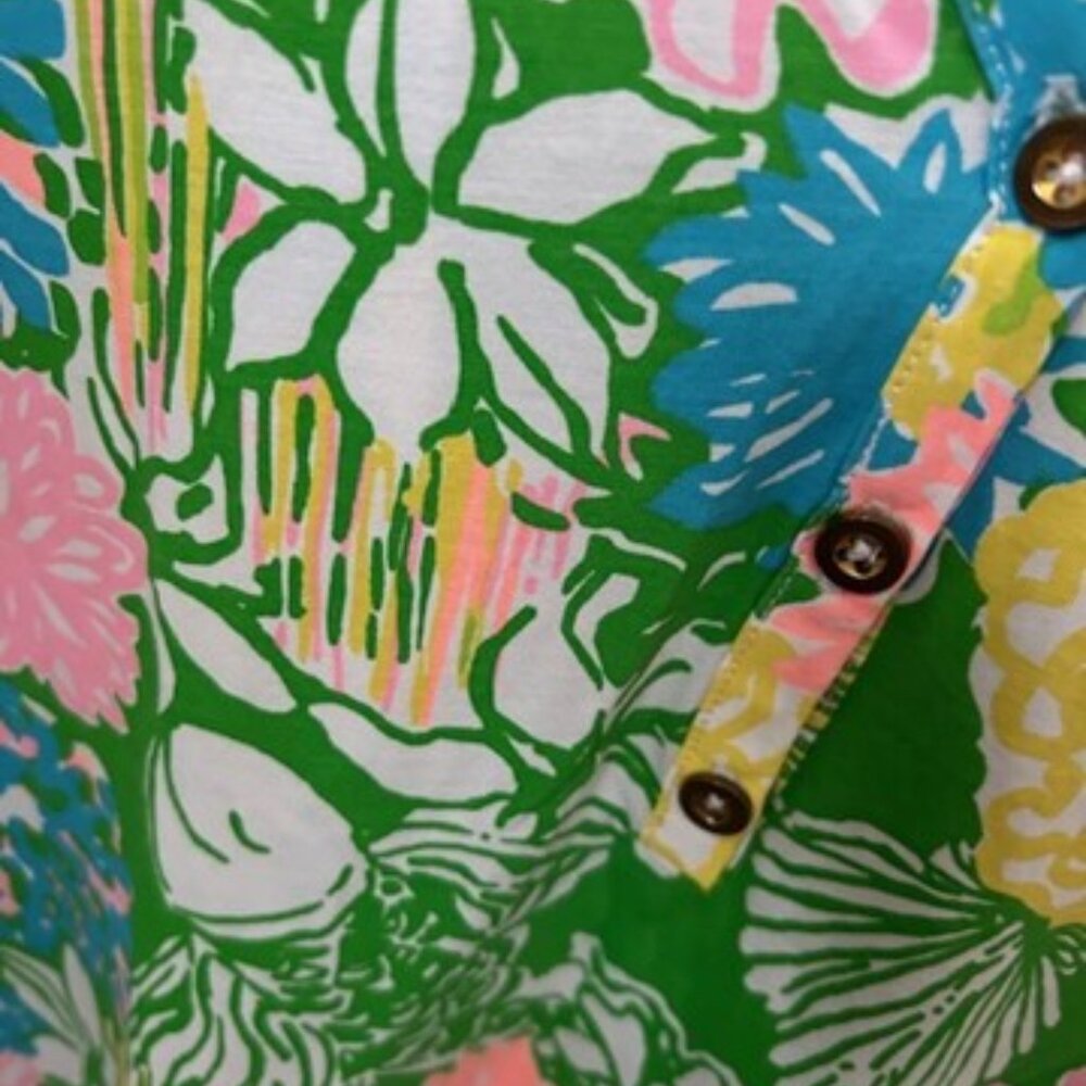 Lilly Pulitzer Hibiscus Stroll- Palmetto Dress UEC XL - Picture 4 of 6